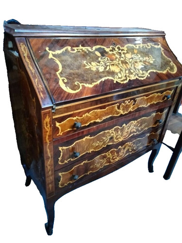 Cassettone secretaire ribalta - cassettone,