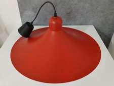 Lampadario a Sospensione da Soffitto Rosso 50cm Vintage Space Age