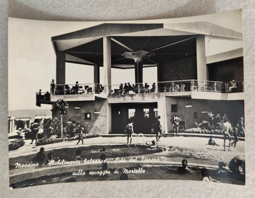 Cartolina messina spiaggia - cartolina,