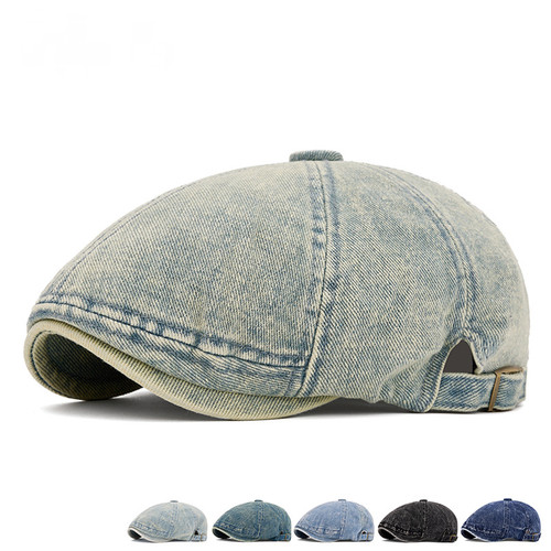 Cappello uomo denim newsboy - cappello,