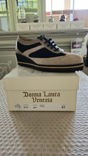BEIGE AND BLACK LEATHER SHOES
