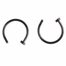 2x Orecchini naso finti orecchini cerchio anello clip labbro piercing 6 8 10 mm