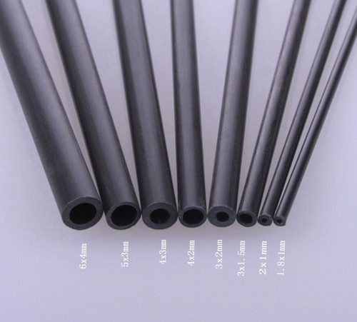 Tubo fibra carbonio - tubo, 2mm