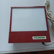 Visore lampada apparecchio visionare diapositive e negativi Antico Sylvania