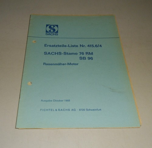 Catalogo ricambi sachs - catalogo, no