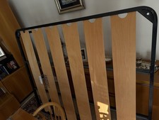 Rete matrimoniale ortopedica a doghe larghe in faggio + omaggio