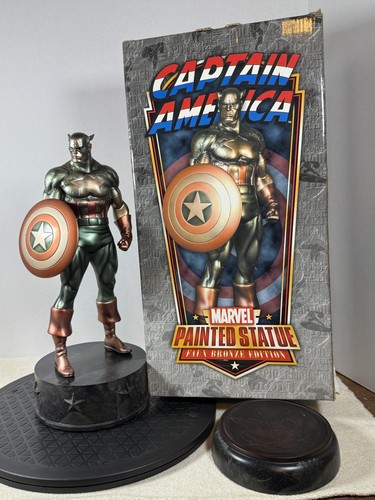 Captain america finto bronzo - america,