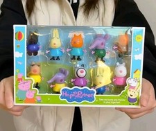 10PZ/Set Personaggi Peppa Pig