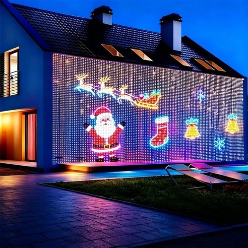 Tenda natale led - tenda,