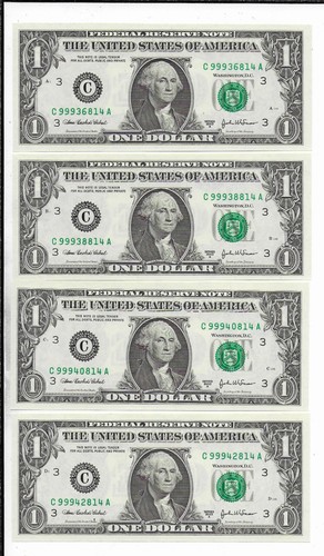 Note consecutive 2003 a - note,