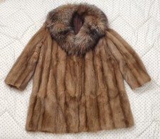 Giaccone in rat musqué con