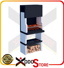 Barbecue A LEGNA in muratura LINEA VZ modello STOCCOLMA - mail x sconto