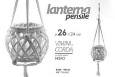 LANTERNA PORTACANDELA PENDENTE