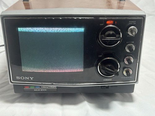 Vintage 1970s sony trinitron - vintage,