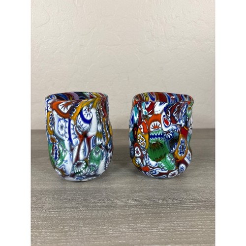 Set bicchieri millefiori - set, 2