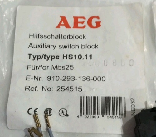 Aeg hs10 contatto - hs10.11,
