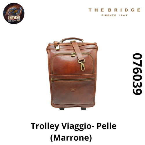 Trolley viaggio pelle - viaggio-, pelle-