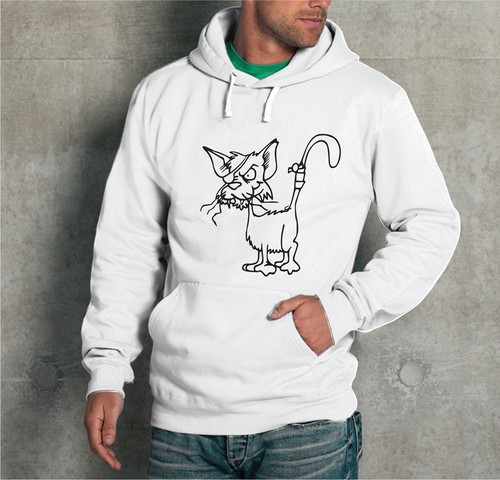 Felpa con cappuccio unisex - cappuccio, "