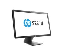 *3 anni di garanzia* Monitor 23" LED HP S231d IPS FullHD DP VGA USB PIVOT Webcam