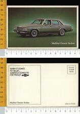 V2914] CARTOLINA AUTOMOBILE AUTO CHEVROLET - MALIBU CLASSIC SEDAN