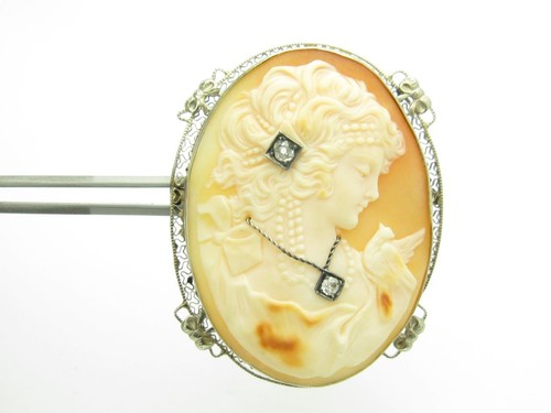 14k bianco oro diamanti - oro, e