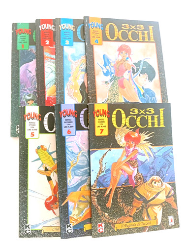 Sequenza manga 3x3 occhi - sequenza,