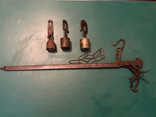 Antica Bilancia Stadera Con Punzonature, Portata 10 Kg