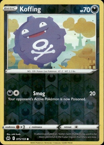 Koffing 075 159 crown - koffing,