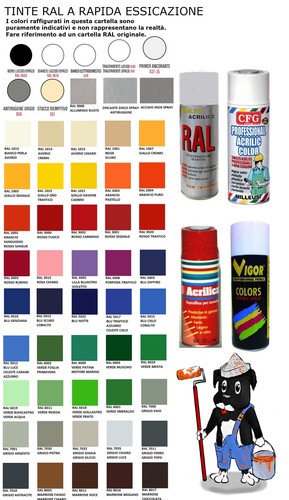 Vernice spray smalto acrilico - vernice,