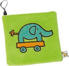 Cuscino Caldo Microonde per Coliche Neonato con Semi Naturali Elefante Verde con