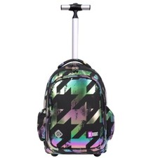 St.Right Holo iIlusion Zaino Trolley Scuola Elementare Media per Ragazza Donna