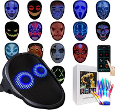 Maschera led con - con, regali