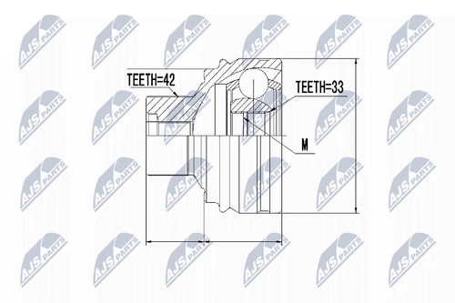 Kit giunti albero motore - , nty