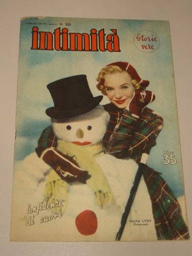 Intimita rivista dicembre 1951 - intimita,
