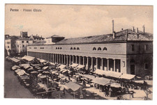 Cartolina - Parma - Piazza Ghiaia - Mercato.
