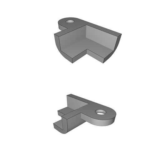 Staffa supporto muro - supporto, per