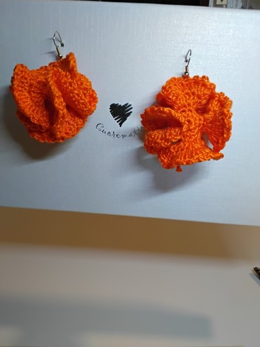 Orecchini uncinetto donna - orecchini,