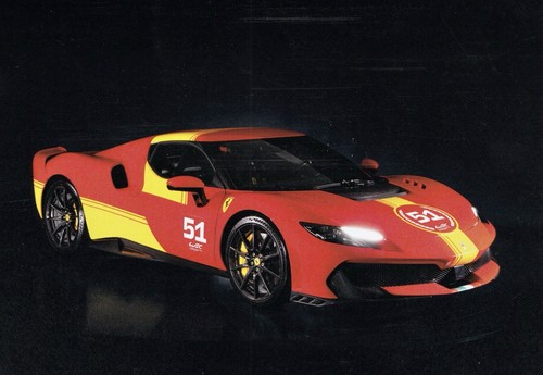 Cartolina ufficiale ferrari - ufficiale,
