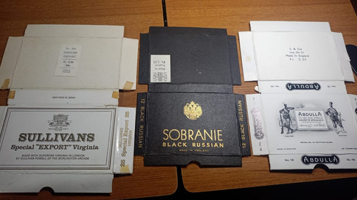 Scatole sigarette anni - scatole,