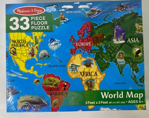 Melissa doug world map jumbo - melissa,