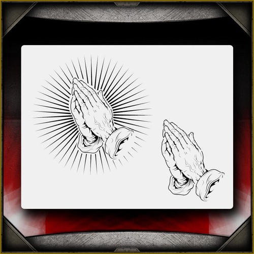 Praying hands aerografo - praying, 1