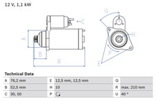 Bosch 0 986 018 430 Starter