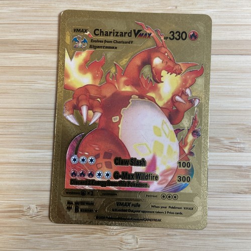 Carta pokémon charizard vmax - pokémon,