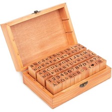 Set di timbri in legno e gomma