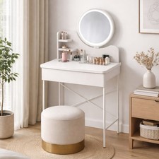 Postazione trucco bianca - postazione, cm