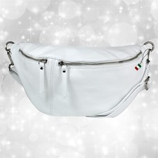 Borsa bianca pelle molto