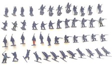 Lotto 48 Soldatini Airfix Guerra Civile Americana Fanteria Unione Scala 1/72