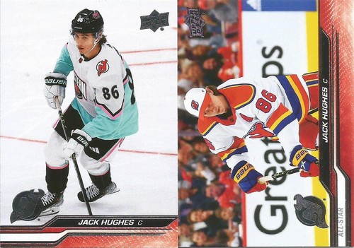 2023 upper deck jack hughes - upper,