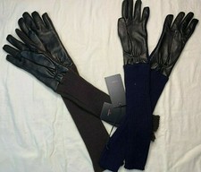 Guanti lunghi pelle donna