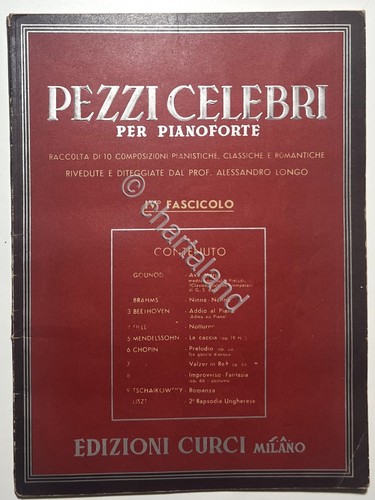 Spartiti pezzi celebri - -,